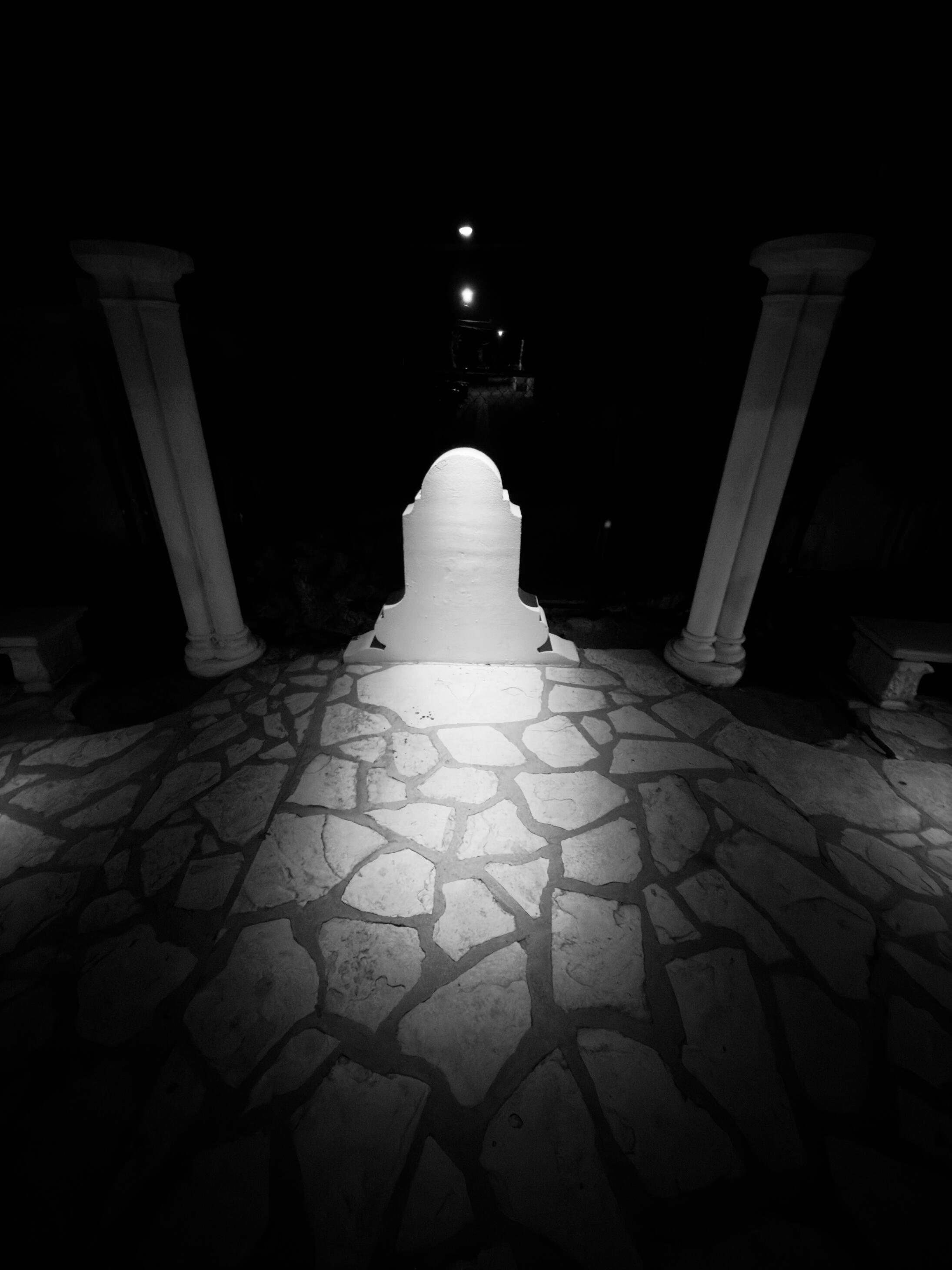 headstone beverly hills headstone - Gutterstars Studio - High Contrast Black and White Urban Minimalism in California - 1/1 Archival Pigment Print by Barton Caplan.